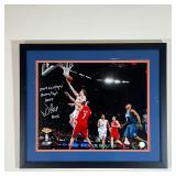 2007 DAVID LEE SIGNED PHOTO | 2007 Las Vegas Rookie/Soph MVP, signed by David Lee, number 42, with N