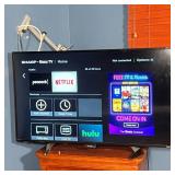 SHARP 42" SMART TV | Roku smart TV, flat screen, model no. LC-43LB481U