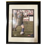 MIA HAMM SIGNED PHOTOGRAPH | 8x10 photograph of soccer player Mia Hamm, personally signed by the gol
