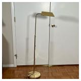 BRASS FLOOR LAMP | Brass floor lamp, rotating and height adjustable - h. 47-1/2 in.