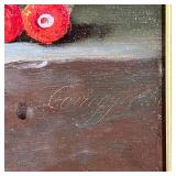 JOSEPH CORREGGIO (1810-1891) | Still Life with Grapes & Wine Oil on canvas signed faintly lower righ