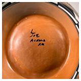 Native American pottery vase, signed on the bottom, "Joe / Acoma / NM" - h. 10 x dia. 11 in.
