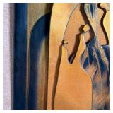 SHIRLEY ROSENTHAL (1925-2015) | Mixed enameled metal mounted on board, with artist