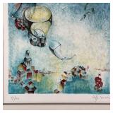 Raffi Kaiser (Israeli, b. 1931) Hand-colored etching Ed. 97/150, pencil signed lower right h. 31 x 2