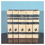 THE COMPLETE AUDUBON BOOK SET | Includes volumes I-V, by the National Audubon Society - h. 10-1/2 x 