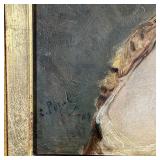PORTRAIT PAINTING AFTER PUJOL | After Casimir Paul Pujol (b. 1848) Oil on board, signed lower left P