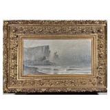 WILLIAM H. WEISMAN (1840-1922) | William H. Weisman (American, 1840-1922) Oil on canvas Rocky coasta