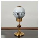 MOVADO "TEMPUS FUGIT" CLOCK | Unusual Movado Swiss "ball" / globe-form 8-day clock, marked "Tempus F