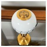 MOVADO "TEMPUS FUGIT" CLOCK | Unusual Movado Swiss "ball" / globe-form 8-day clock, marked "Tempus F