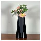 ANDRE RICHARD VASE | Hand painted, Japan, with label on underside - h. 9-3/4 in.