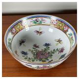 made in Hong Kong, marked "Japanese Porcelain..." on the bottom- h. 3-1/2 x dia. 8 in.