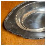 TREASURE STERLING BOWL | Sterling silver, marked "Treasure Sterling / 737," 12 ozt - w. 11-1/2 in.