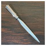 GEORG JENSEN LETTER OPENER | Sterling silver handle letter opener, with a stainless steel blade, sig
