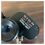 TASCO BINOCULARS | No. D-3.27749 in original leather carrying case