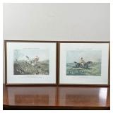 PAIR HORSE RIDING ENGRAVINGS | Sporting prints: Fore