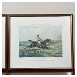 "Up to Sixteen Stone," drawn by H. Alken, engraved by J. Harris - 13-1/2 x 16 in. (each frame)