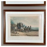 "The First Change Up" and "The Last Change Down," drawn by W. J. Shayer and engraved by J. Harris - 