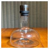 DEL DOTTO WINE DECANTER | Del Dotto Napa Valley wine decanter - h. 8-1/2 x dia. 7 in.
