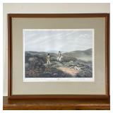 SAM HOWETT ENGRAVING | "Grouse Shooting," J. Godby & H.Merke sculp. - h. 22 x w. 26 in. (frame)