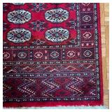 BOKHARA STYLE MAT | Topaz Couristan label, made in Belgium - 3 ft. 9 in. x 2 ft.
