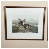 PAIR J. HARRIS ENGRAVINGS | Showing men on horseback, including "Dispatched to Hind Quarters" and "A