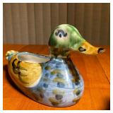 M.A. HADLEY PAINTED PORCELAIN DUCKS | l. 11 in. largest 