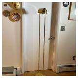 BRASS ART DECO FLOOR LAMP | Single bulb with dimmer switch - h. 63 x l. 9 x d. 7 in.