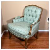 Meyer Gunter Martini label on upholstery under cushion - h. 35-3/4 x w. 28-1/4 x d. 23 in.