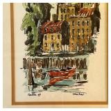 Quebec and dated 68 lower left, signed Jean Guy lower right, possibly Jean-Louis Guy - overall h. 21