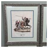 "A Knight Performing Homage," "A Spearman, Man at Arms, and a Slinger," and "Group of Soldiers"  - 1