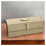 TOOL BOX  | Filled with small tools including screwdrivers, hammers, etc. - 8 x 19 x 8 in.
