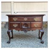 CHIPPENDALE MAHOGANY LOWBOY  | A late 19th-century example of a well-proportioned Chippendale low bo