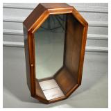 mirrored interior and a single glaze glass door, with "Butler Specialty Company" label on the back -