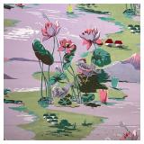 Japonisme Paradise Landscape Gouache on paper Inscribed on verso, "Second Award May 1928", showing a