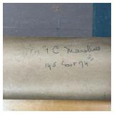 signed indistinctly on verso, "G. C. Marshall"; subject 25 x 22 in. w. 26-1/2in x h. 35-1/2in - (ove