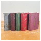 (5vol) ANDREW LANG FAIRY BOOKS  | The Lang Fairy Books, Crown Edition, pub. 1929, Longmans, Green an