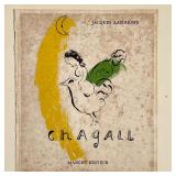 CHAGALL LITHOGRAPH | Marc Chagall lithograph showing figures with a bird, also with the names "Jacqu