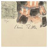 Pasiphae and The Bull," both titled and signed in pencil - w. 13-1/2 x h. 17 in. (sheet)