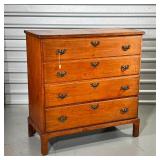 AMERICAN BLANKET CHEST  | Having a lift top over two false drawer fronts over two full-width drawers