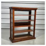SMALL DISPLAY CABINET  | Having two rear fall down glass down doors revealing four interior wood she