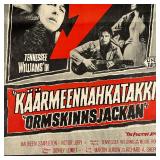 "The Fugitive Kind" - apparently translates to "Snakeskin Leather Jacket" - w. 15-1/2 in x h. 23-1/2