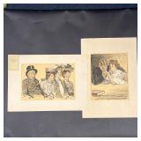 CHARLES DANA GIBSON PRINTS  |  Including "Seeing New York - Looking at the Skyscrapers" and an amoro