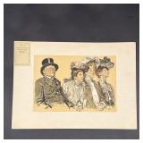 "Seeing New York - Looking at the Skyscrapers" and an amorous couple. 1906, P.F. Collier & Son - w. 