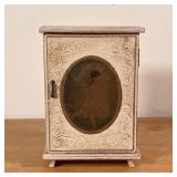 VINTAGE MUSIC JEWELRY BOX  | Having a hinged door with Degas-style ballerina print, opening to revea