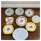 (11pc) DECORATIVE PLATES  | Including Dresden, Royal Doulton, Shancock & Sons Corona Ware, and other