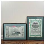 INTERNATIONAL STOCK CERTIFICATES  | Including Minas Norte Africanas, and The Russian tobacco company