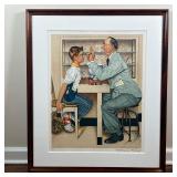 NORMAN ROCKWELL LITHOGRAPH  | 26 x 30 in. (frame)