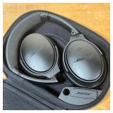BOSE NOISE CANCELLING HEADPHONES  | In a conforming hard shell carrying case