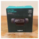 Logitech C920 Pro HD webcam, 1080p, with a lightweight mini webcam tripod