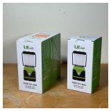 (3pc) LED CAMPING LANTERNS  | All in original box, Lighting Ever lanterns of small size - h. 8 in. (